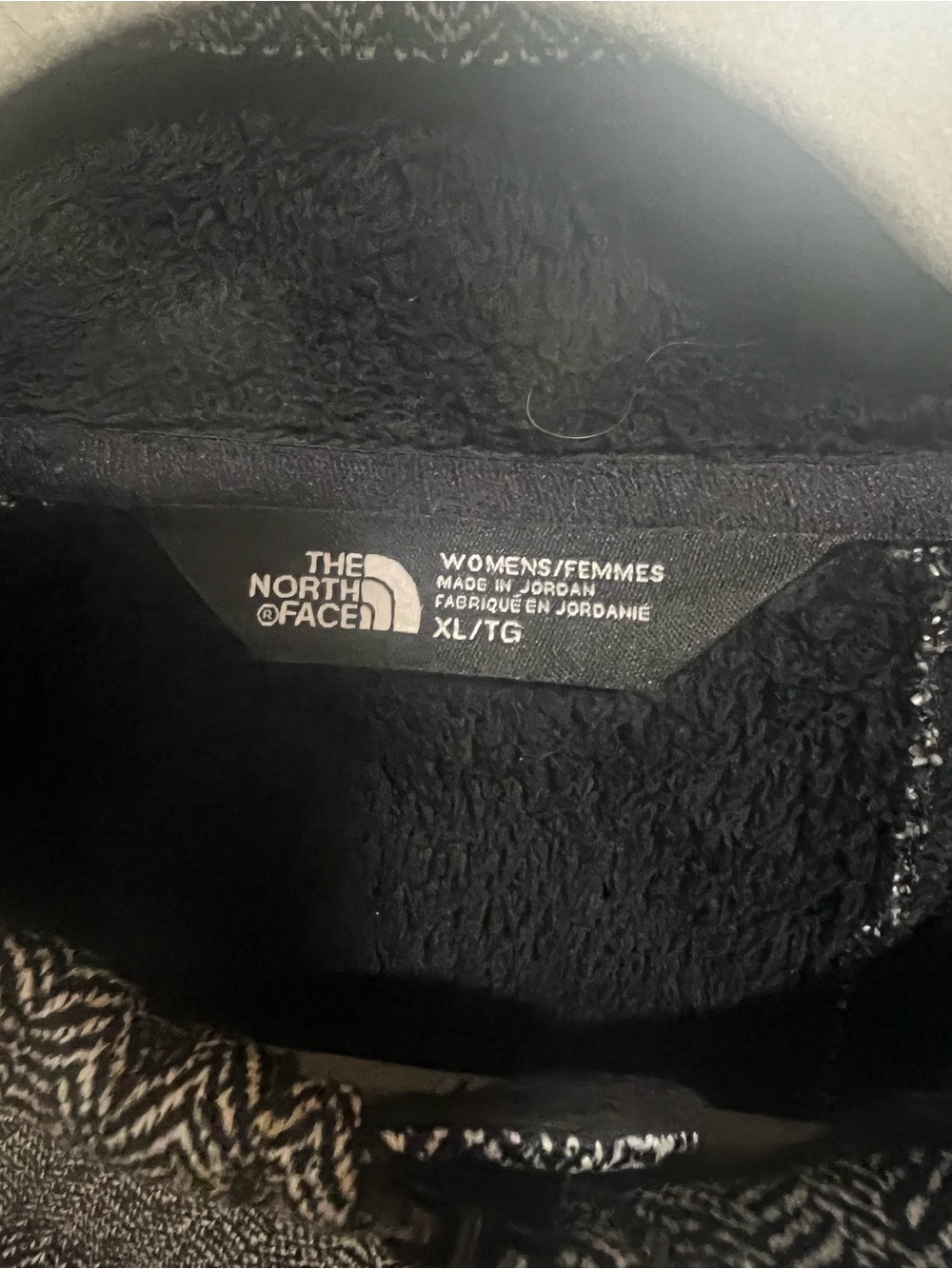 The North Face Women's Gray Herringbone Full-Zip Jacket - Picture 4 of 4